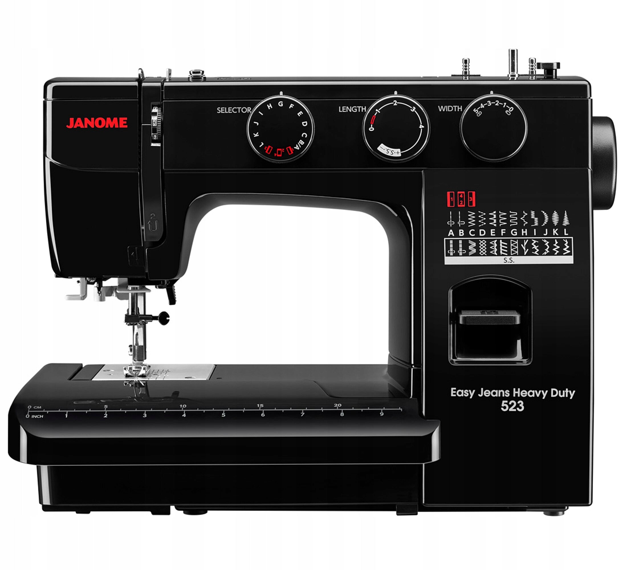 Sewing machine JANOME HD523 Black Brand Janome