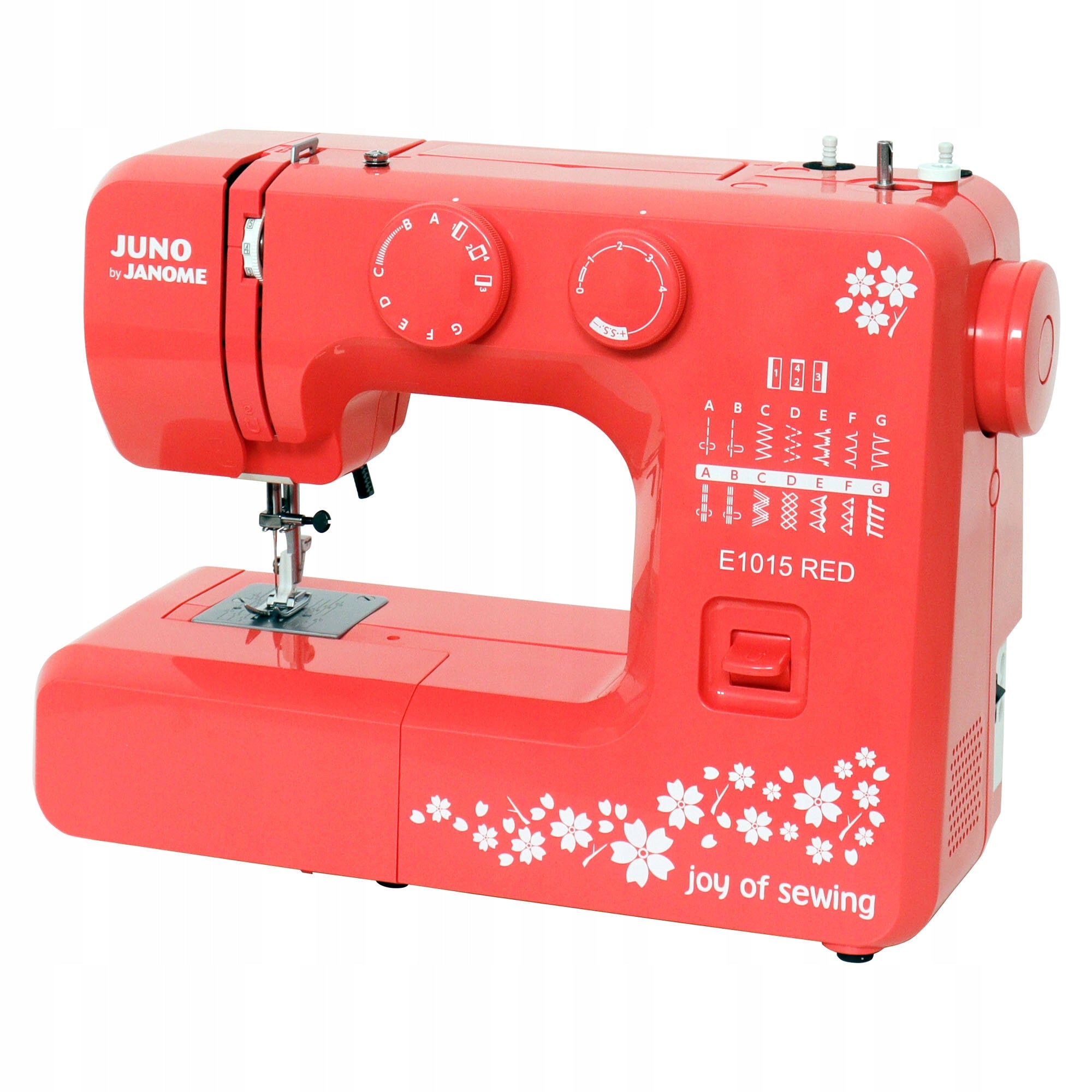 Sewing machine JANOME Juno E1015 Red Brand Janome