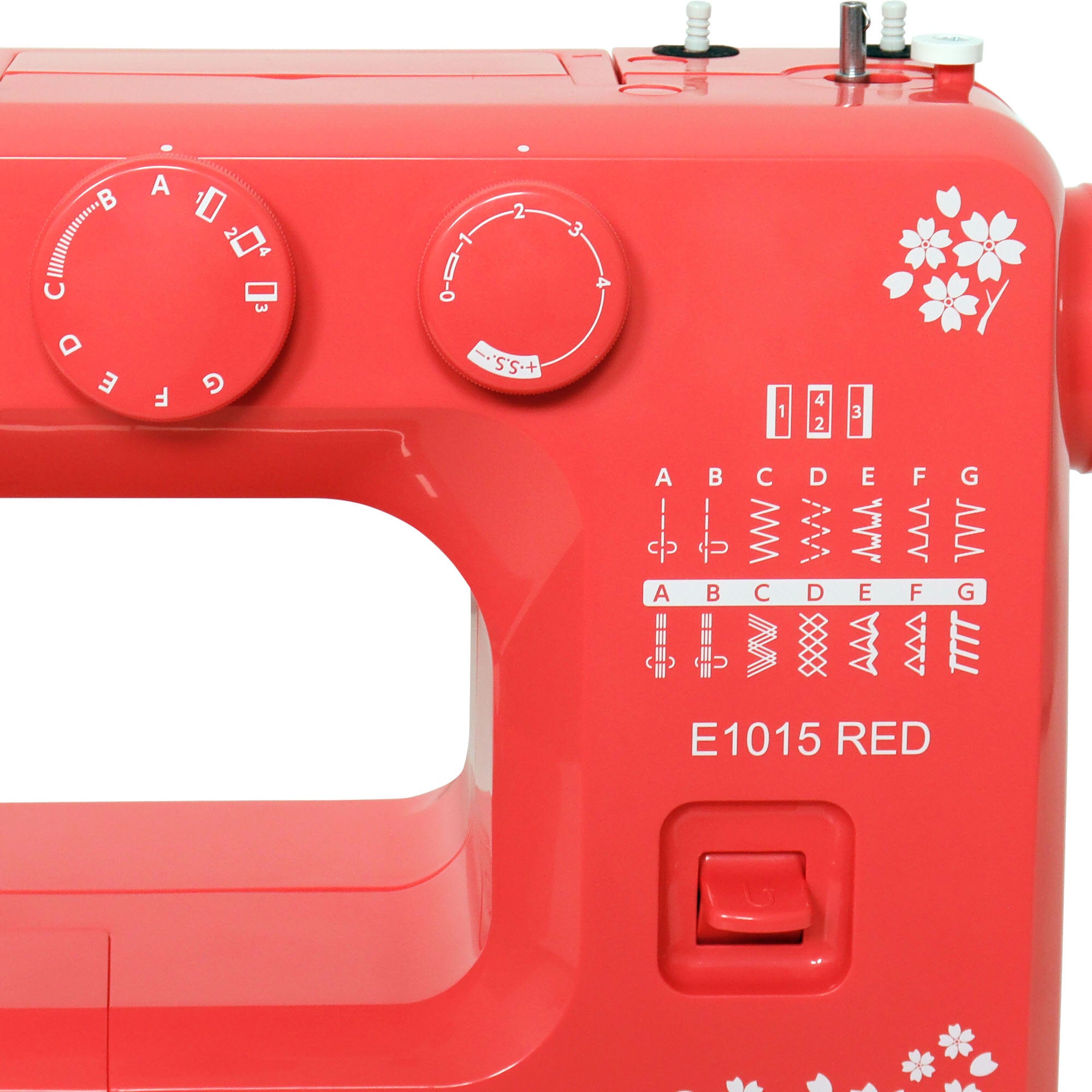 Sewing machine JANOME Juno E1015 Red Model JUNO E1015 RED
