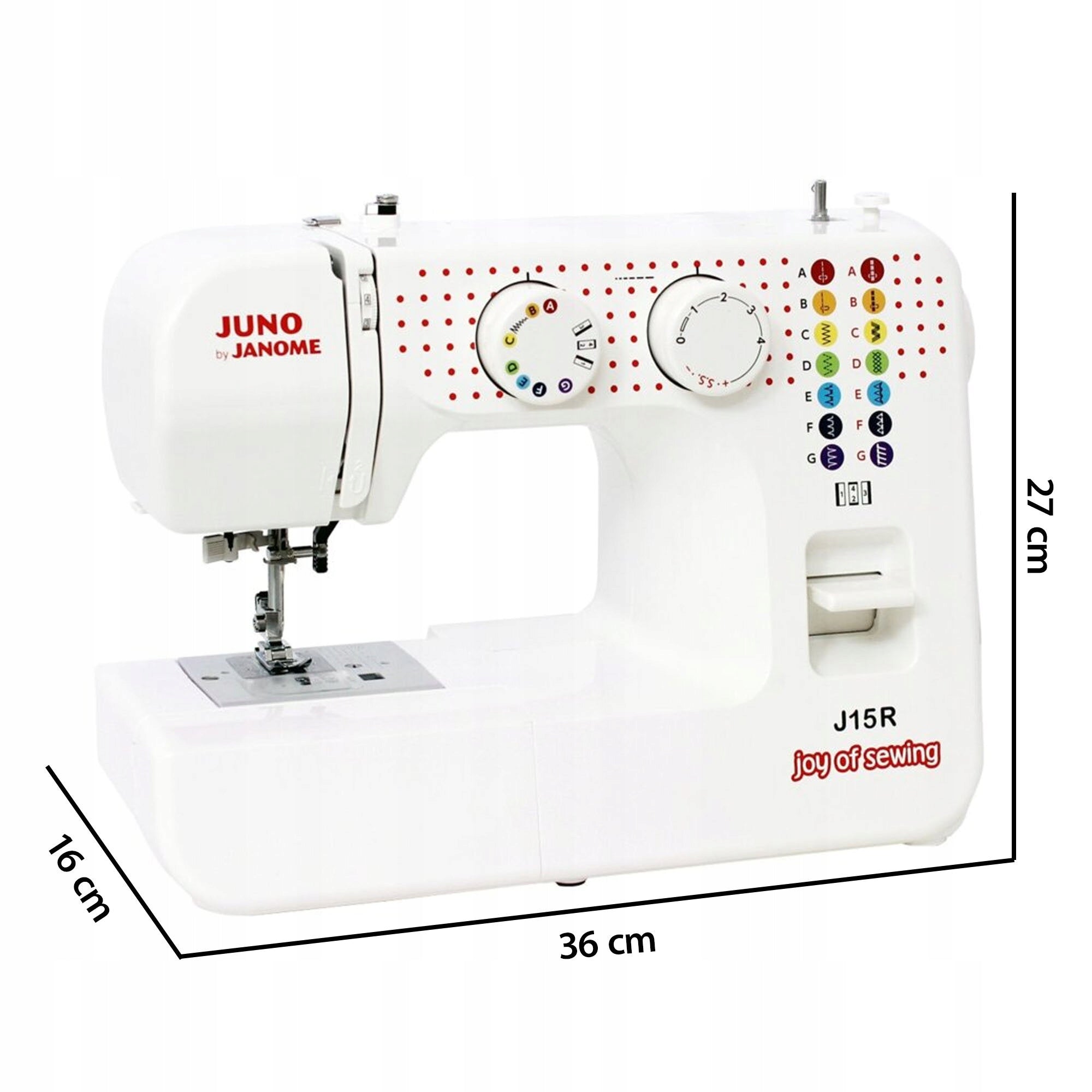 Sewing machine JANOME Juno J15R Batteries included no