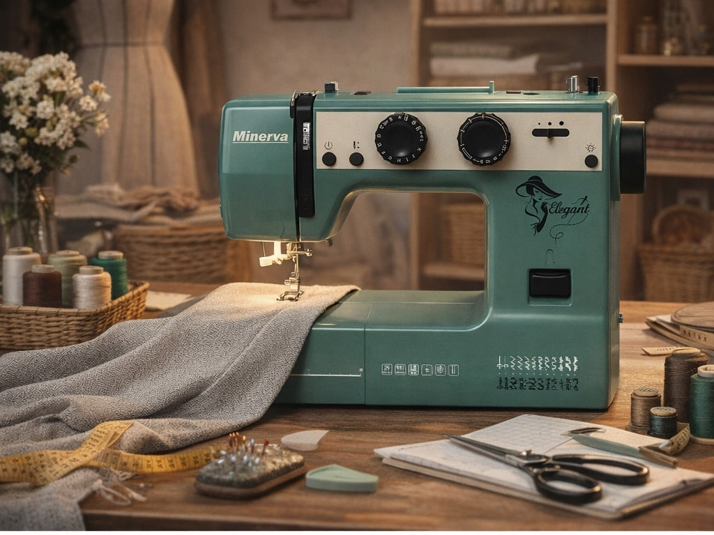 Sewing machine Minerva Elegant home 24 stitches strong easy to use Manufacturer code Minerva Elegant