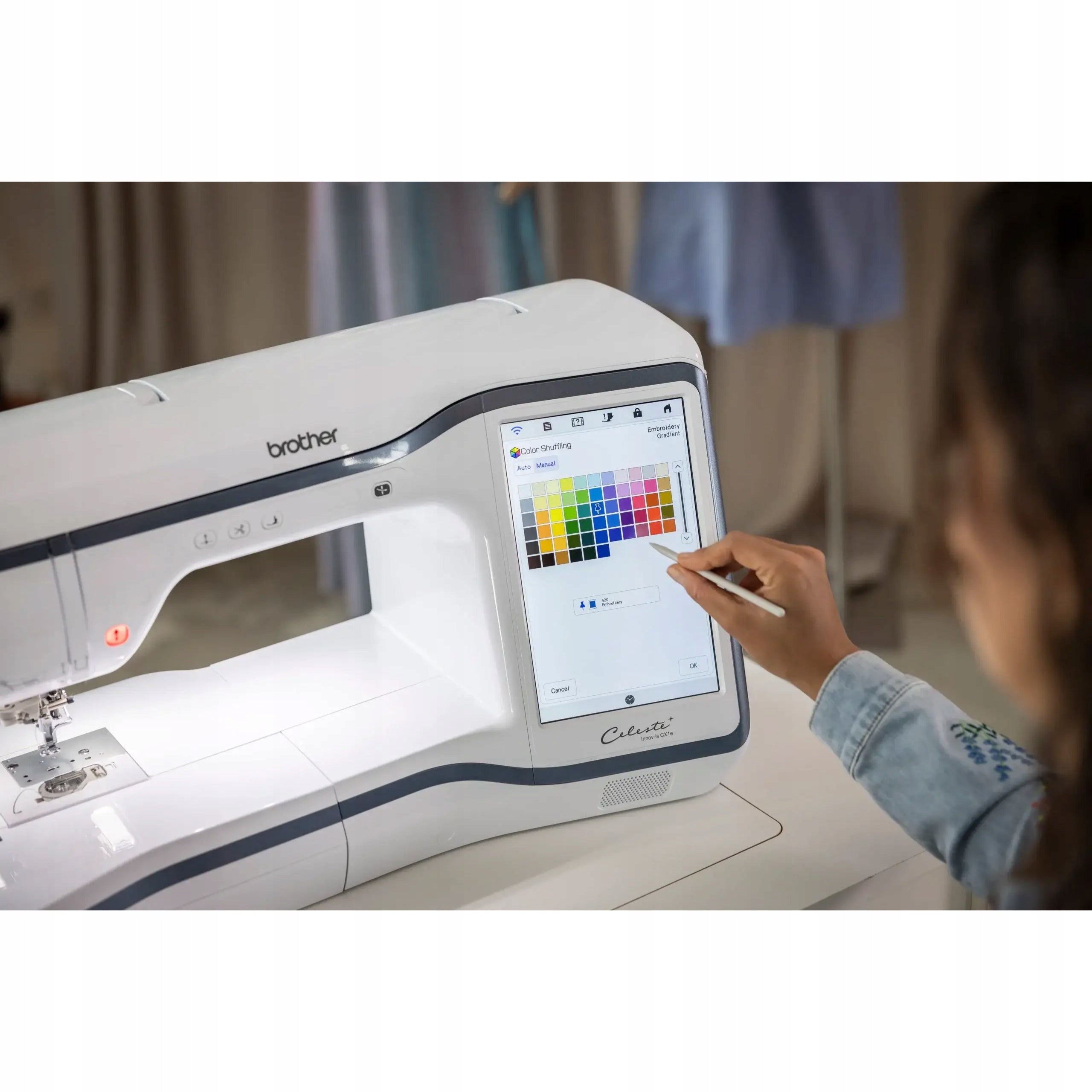 Sewing machine Professional embroidery machine Brother Celeste Innov-is CX1E Brand Brother