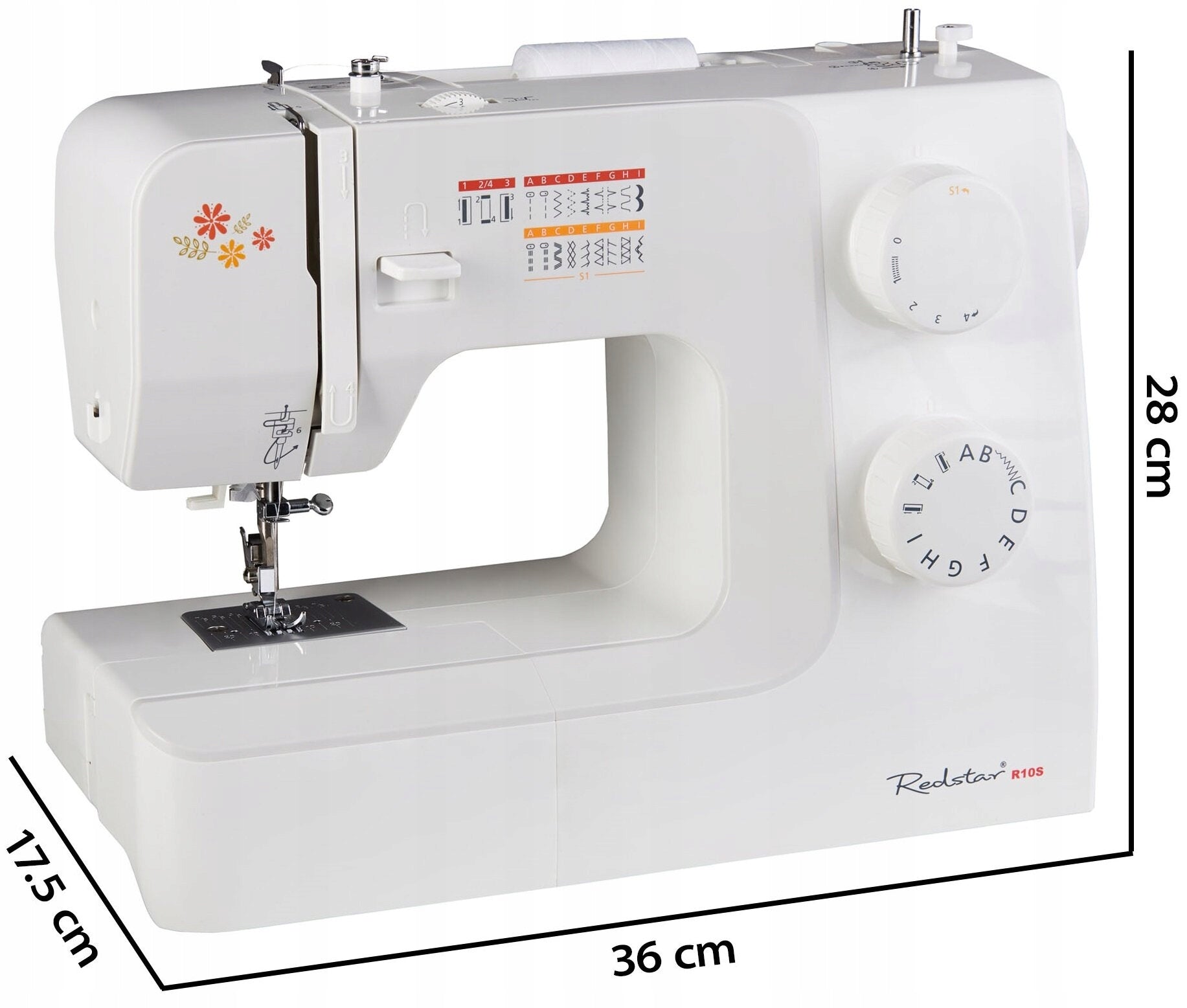 Sewing machine REDSTAR R10S Batteries included no