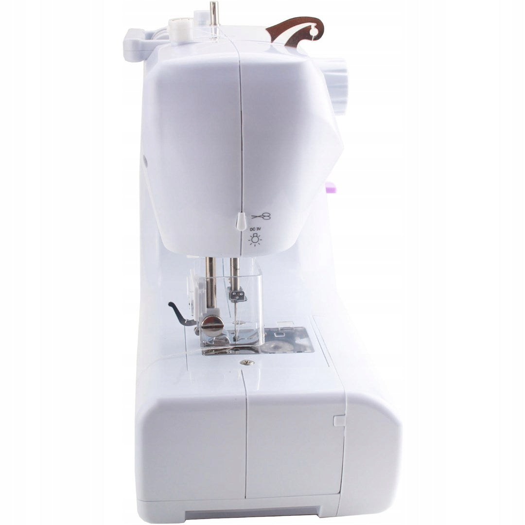 Sewing machine ŁUCZNIK Lena 2019 Functions automatic bobbin winding thread tension adjustment back-sewing