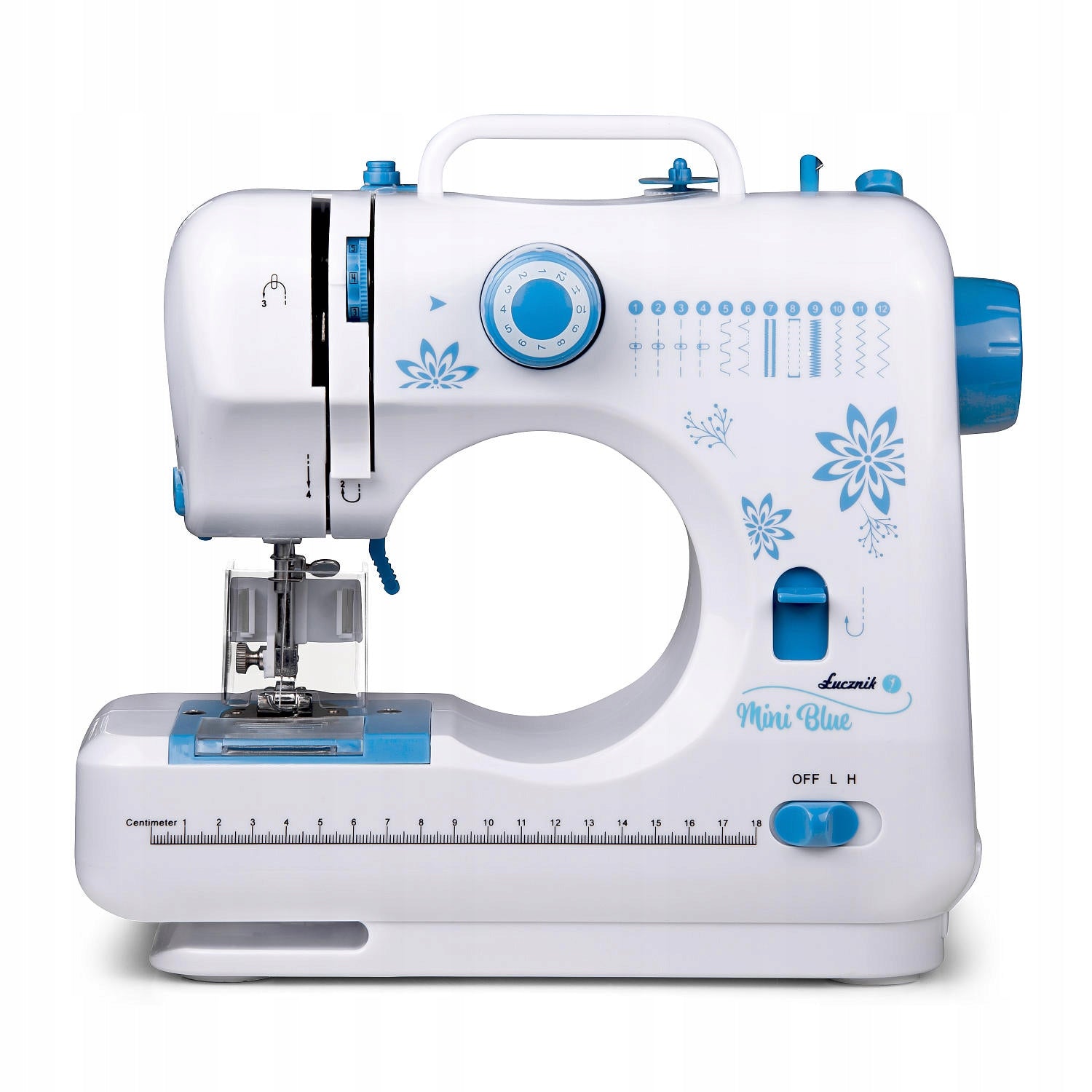 Sewing machine for children easy to use with cover Łucznik Mini FREEBIE Brand Łucznik
