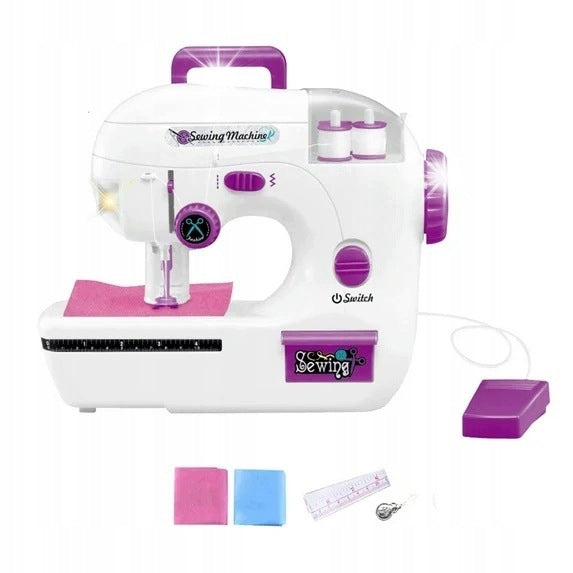Sewing machine for children with light and various functions safe