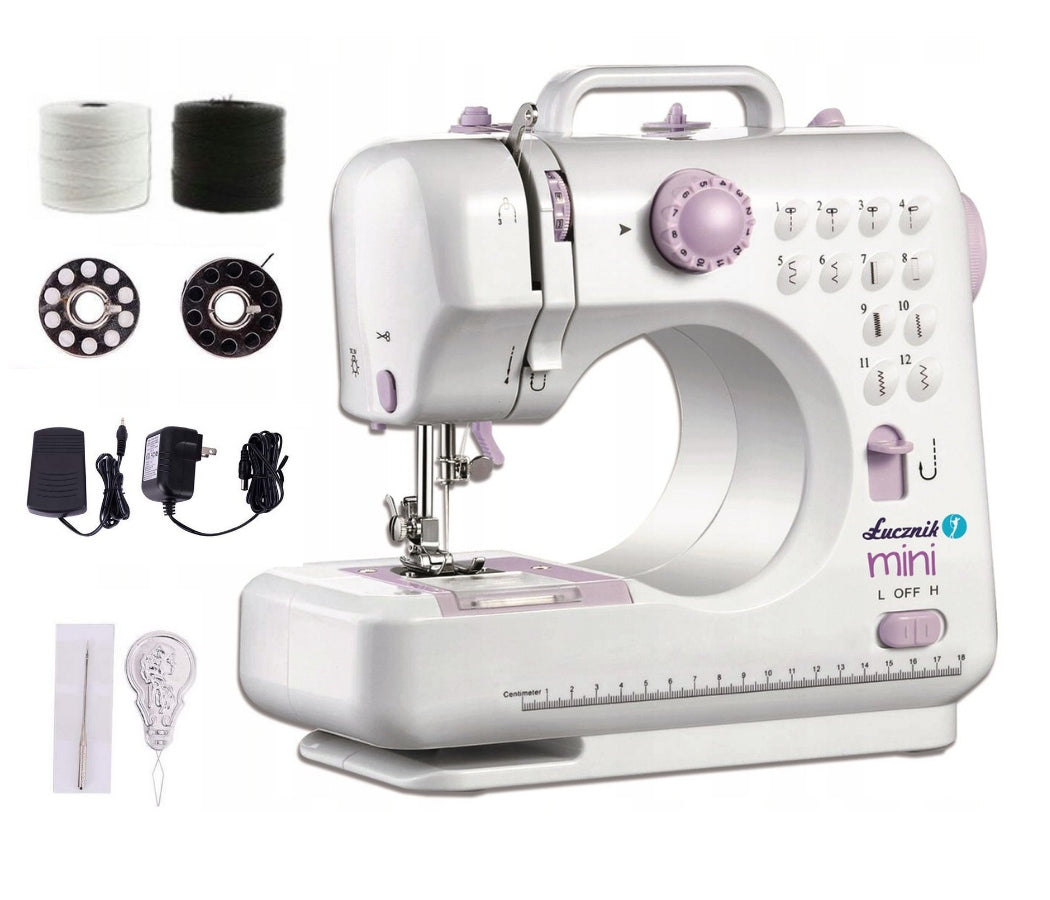 Sewing machine Łucznik Mini for children easy operation gift set