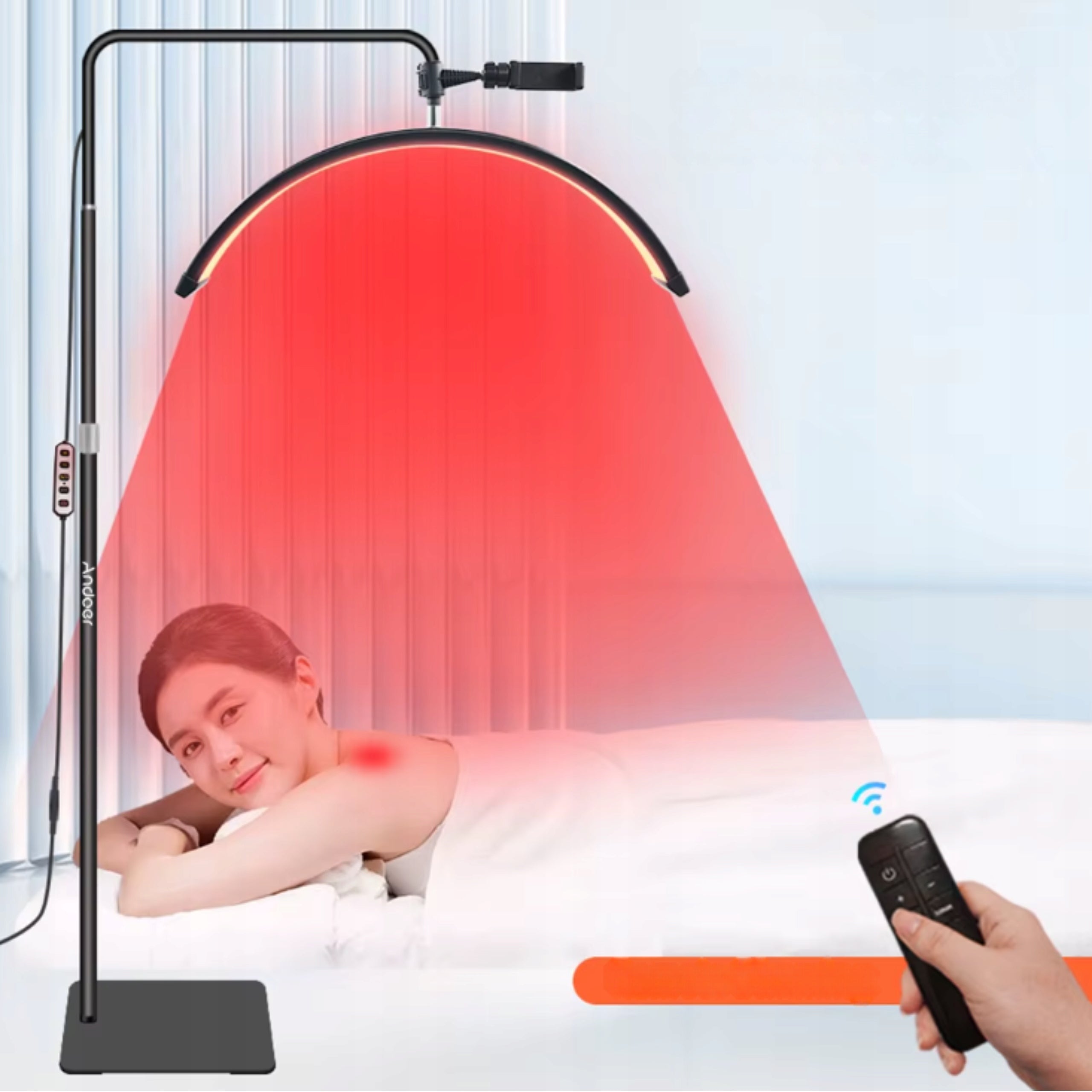 Shadowless Cosmetic Lamp 186CM Adjustable Floor Makeup Holder Packaging status original