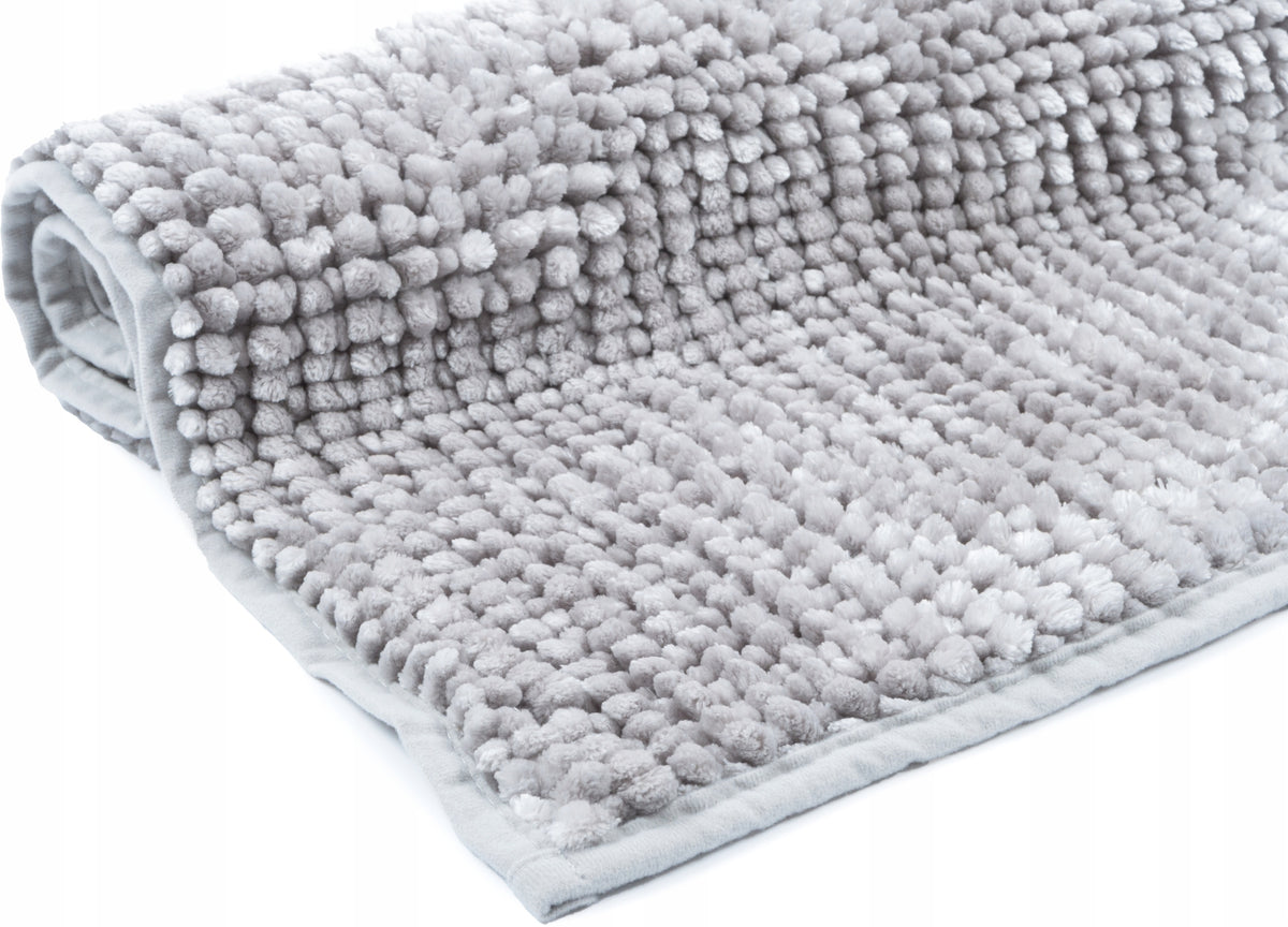 Shaggy Chenille Bathroom Rug 60x90cm Glamour Anti-Slip Laundry Packaging status original