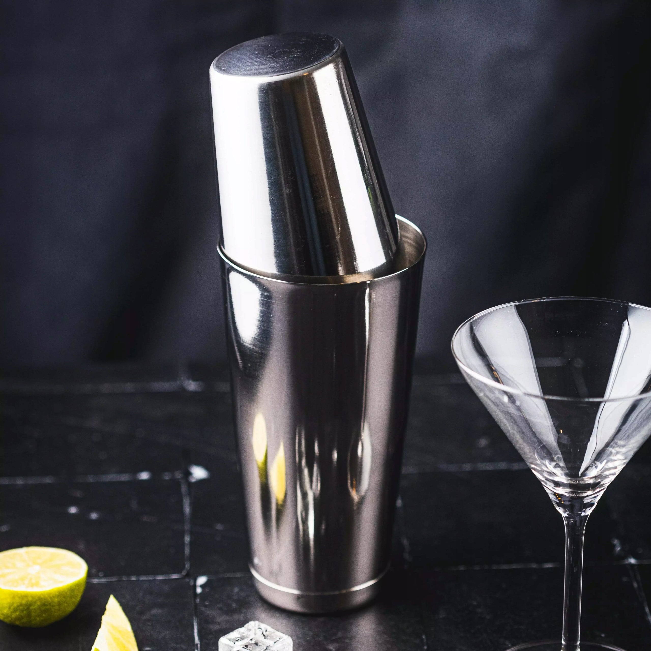 Shaker boston, silver, steel 0,5-0,75L KINGHoff Volume 750 ml