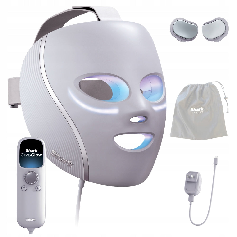 Shark CryoGlow FW312EUPL LED mask light therapy cooling eye area
