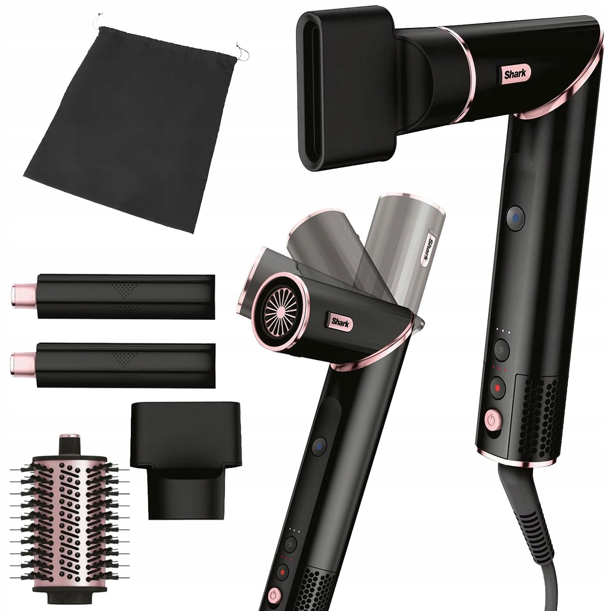 Shark HD424DE 3in1 FlexStyle Professional 3-in-1 Hair Curler-Dryer