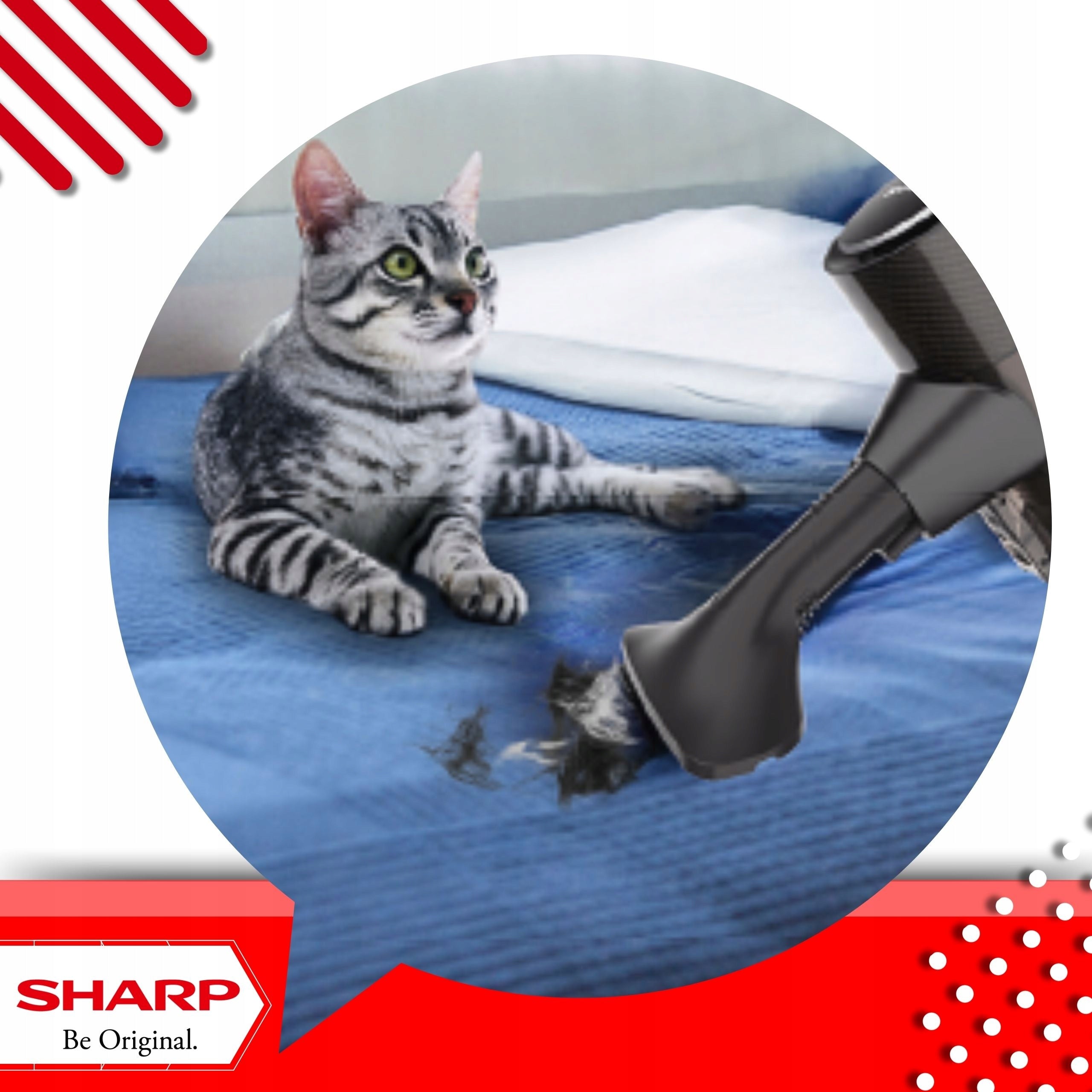 Sharp Vertical Vacuum Cleaner Cordless SA-VP4221BS HOME HAIR Brand Sharp