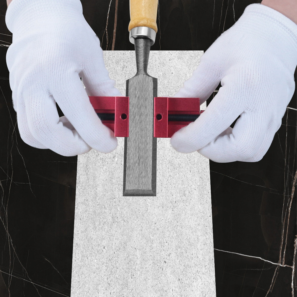 Sharpener Guide for sharpening chisels of plow knives Carpentry Sharpener ALU. Brand no brand