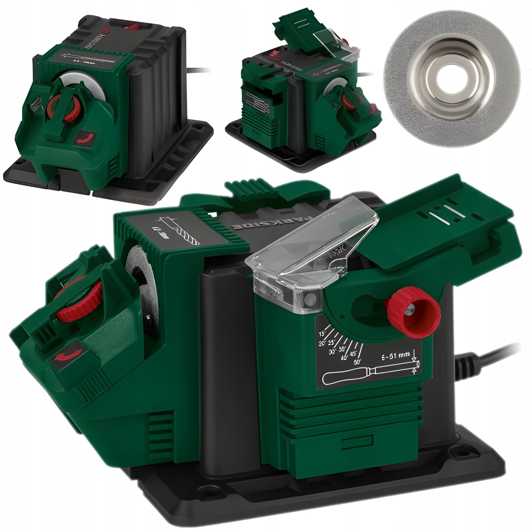 Sharpener Universal, Sharpening Device Parkside PSS 65 D1 + Shield