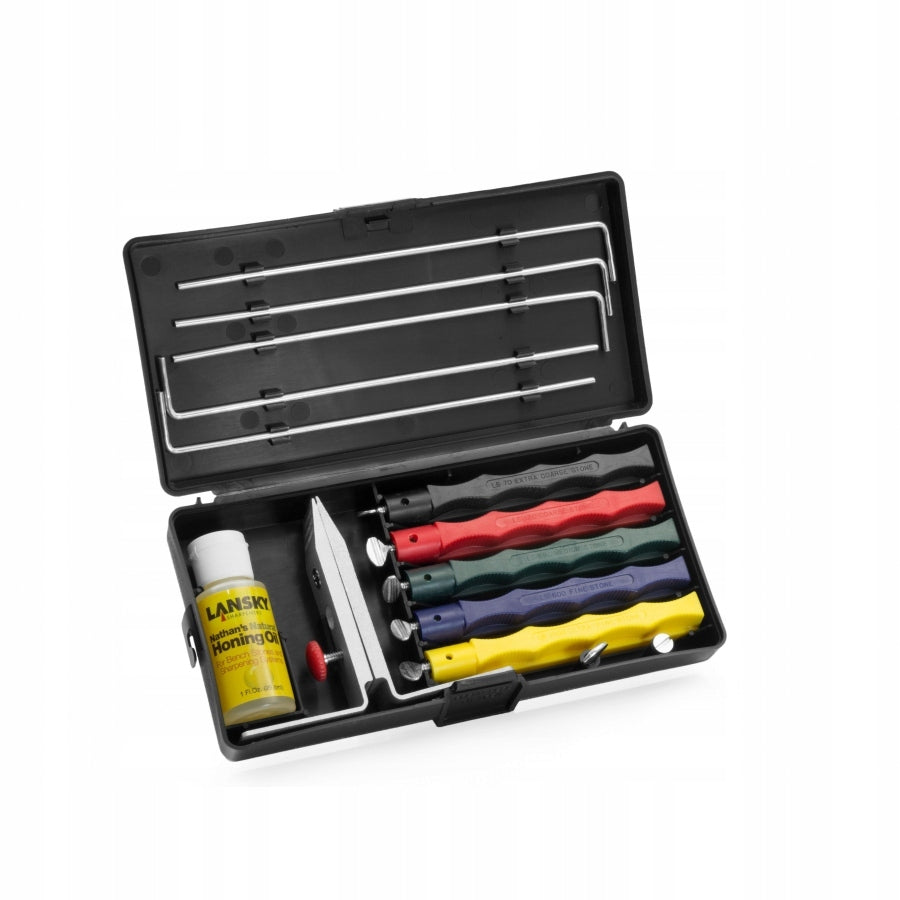 Sharpener, ceramic sharpening kit 5 part Lansky LKCLX + OIL