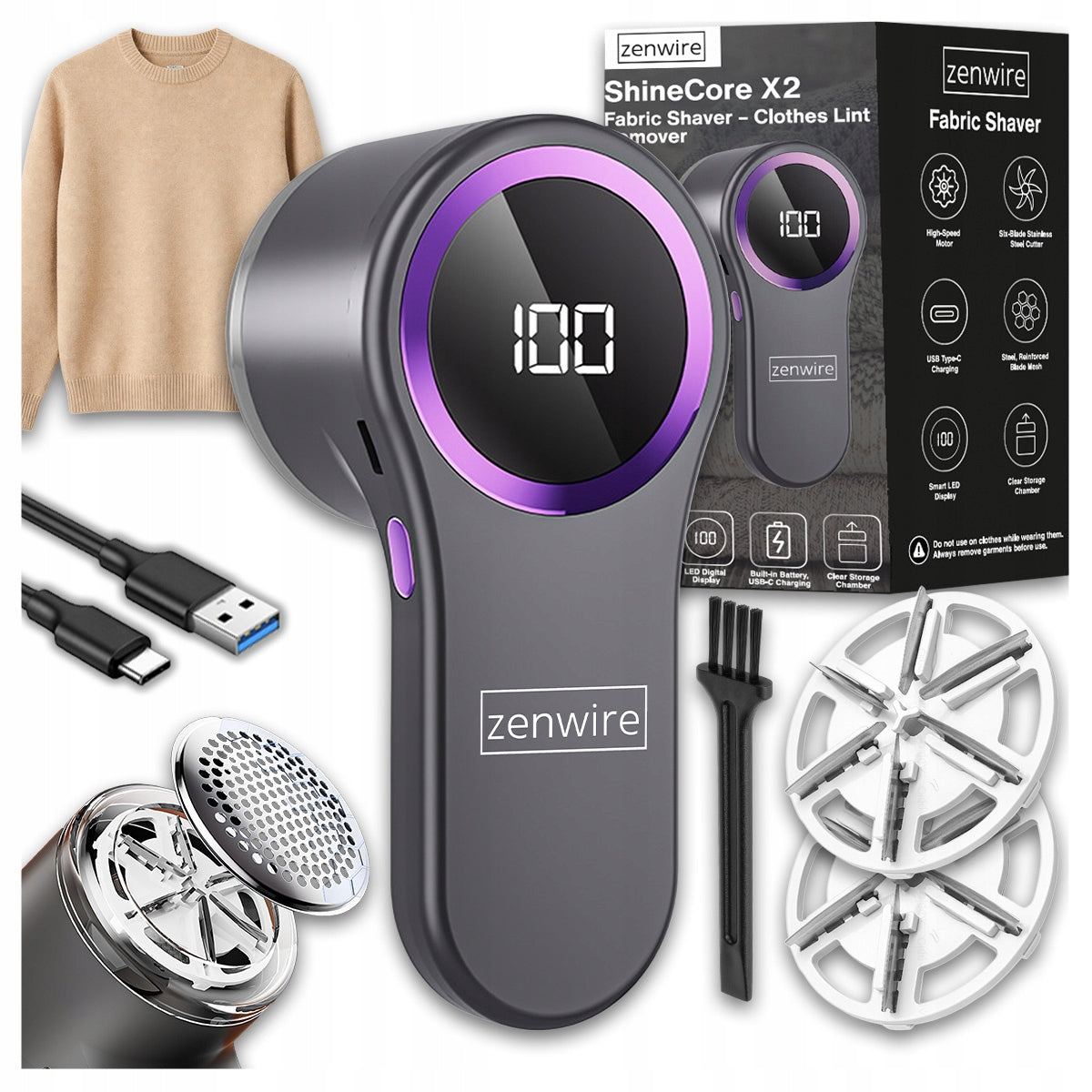 Shaver Clothes Machine Sweaters Mechanization Electric Network Clothing