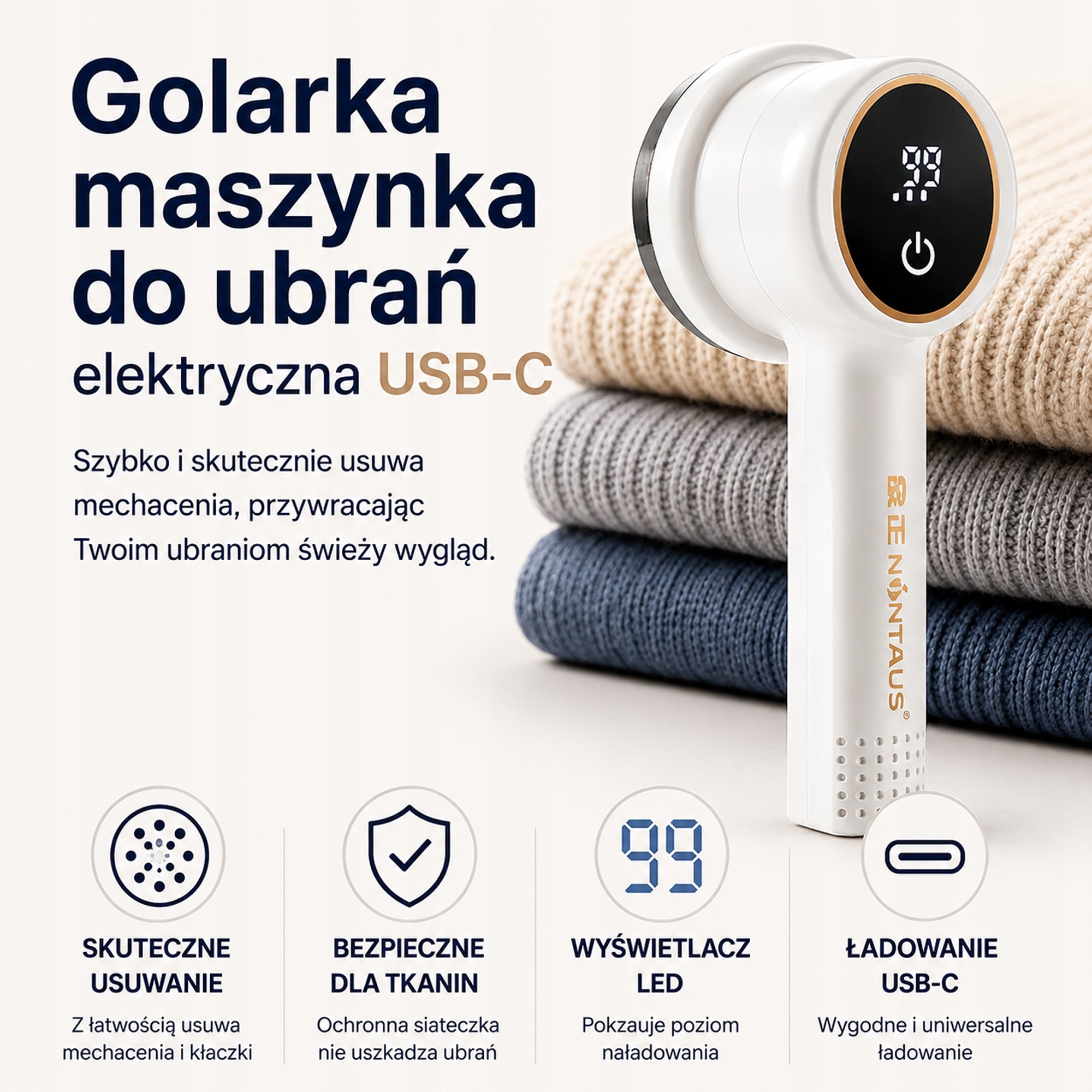 Shaver Electric Clothes Machine USB-C