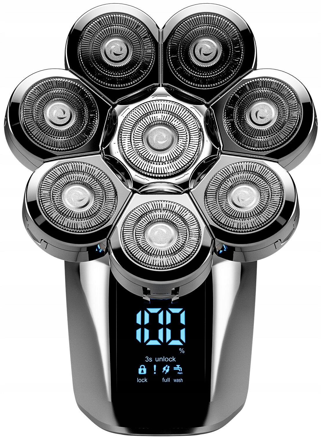 Shaver GOTZE & JENSEN MS503 Silver Use wet and dry