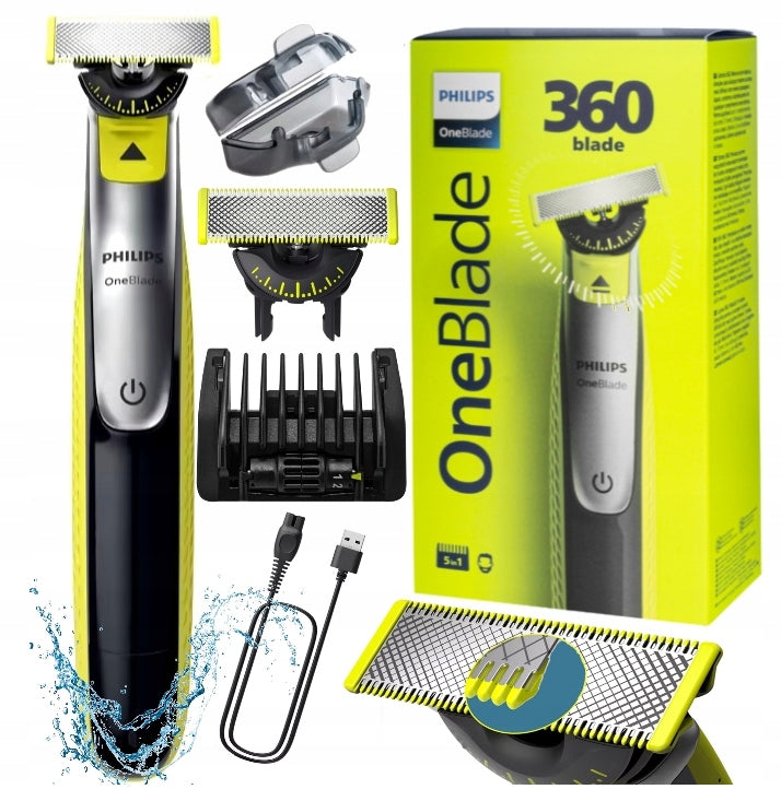 Shaver Philips OneBlade 360 + comb cap 5in1 QP2734/23
