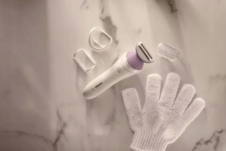 Shaver Philips SHAVER PHILIPS WIRELESS BODY EPILATOR Dominant color white