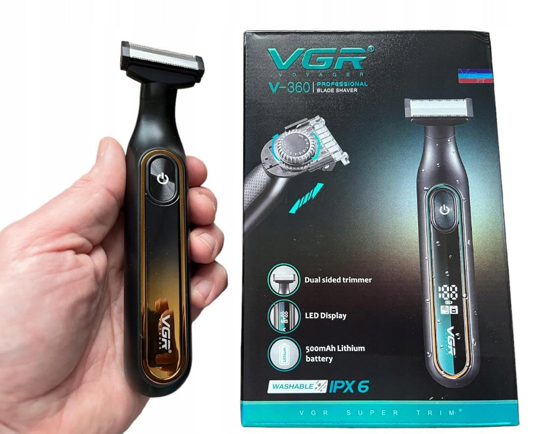 Shaver VGR Men's body shaver for beard hair V360 Brand VGR