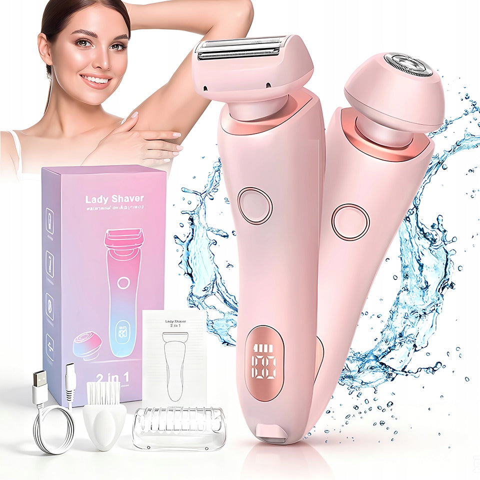 Shaver for Women 2in1 for Intimate Places Birthday Gift