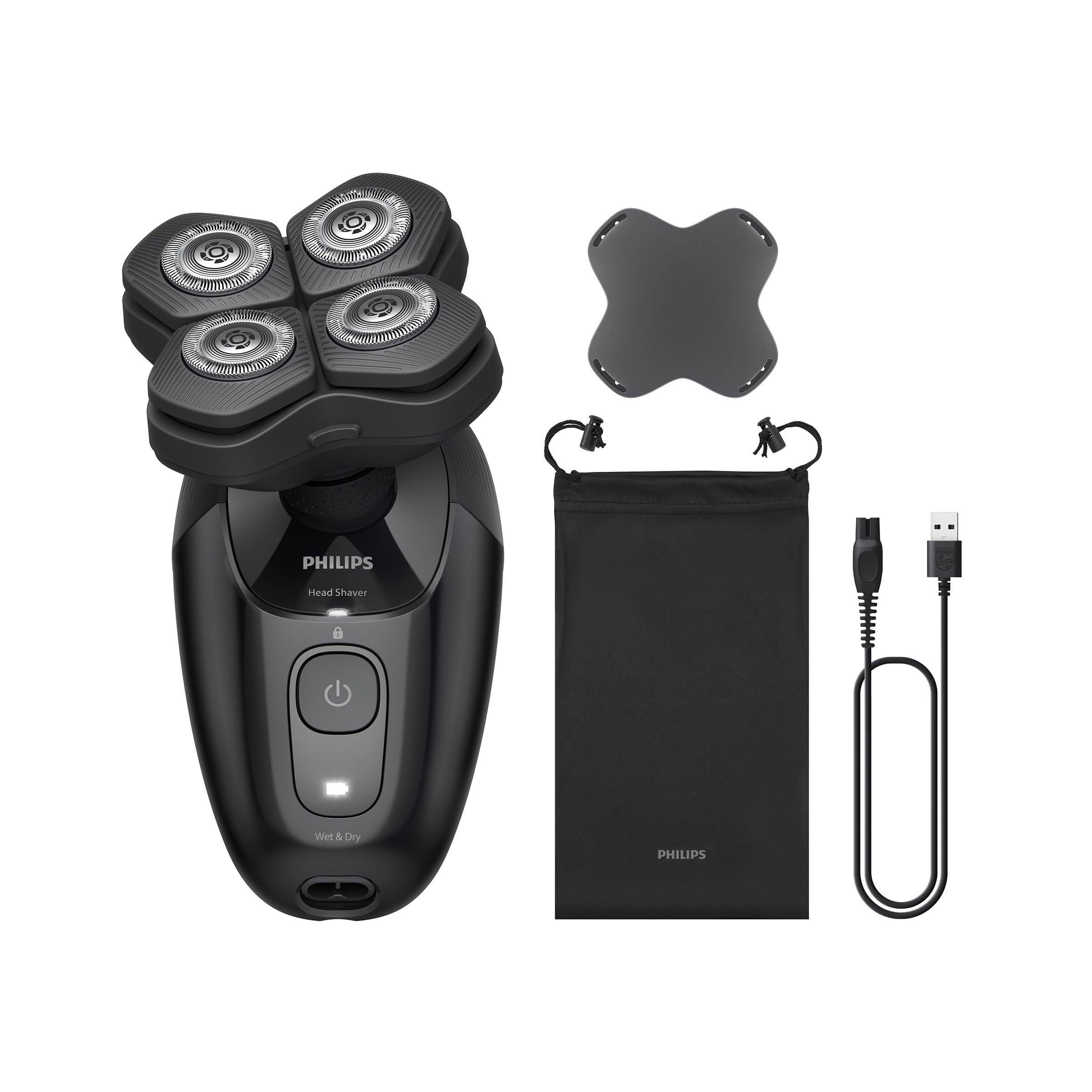 Shaver head razor Head Pro series 5000 Philips HS5980/15 Dominant color black