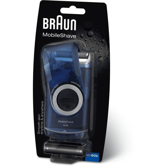 Shaving machine BRAUN M 60b travel Charging time 15 min