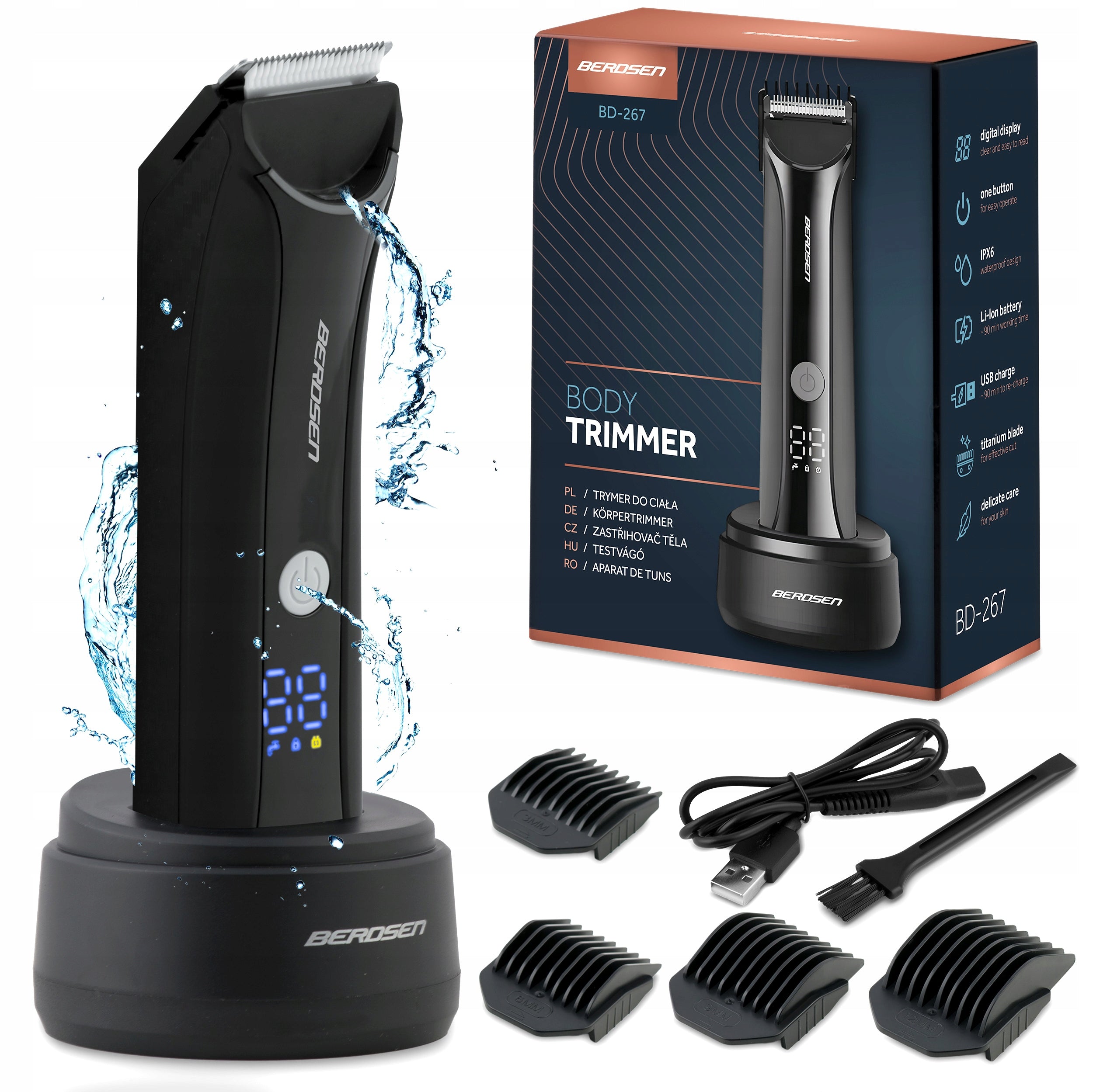 Shaving machine beard hair cutting intimate places shaver trimmer