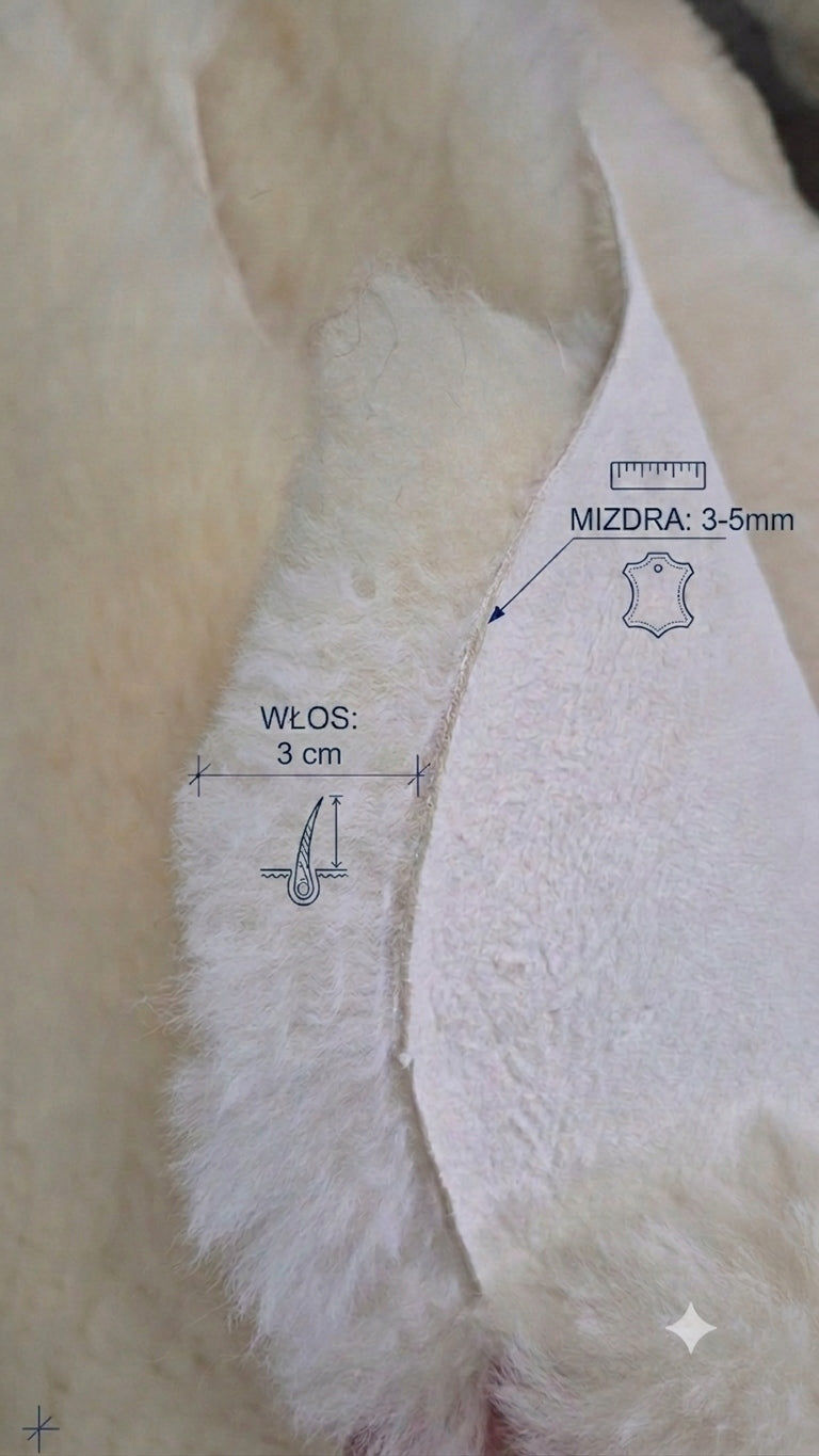 Sheepskin Baby Relugan Health-Promoting For Baby Stroller 100x55 cm bezp. Packaging status original