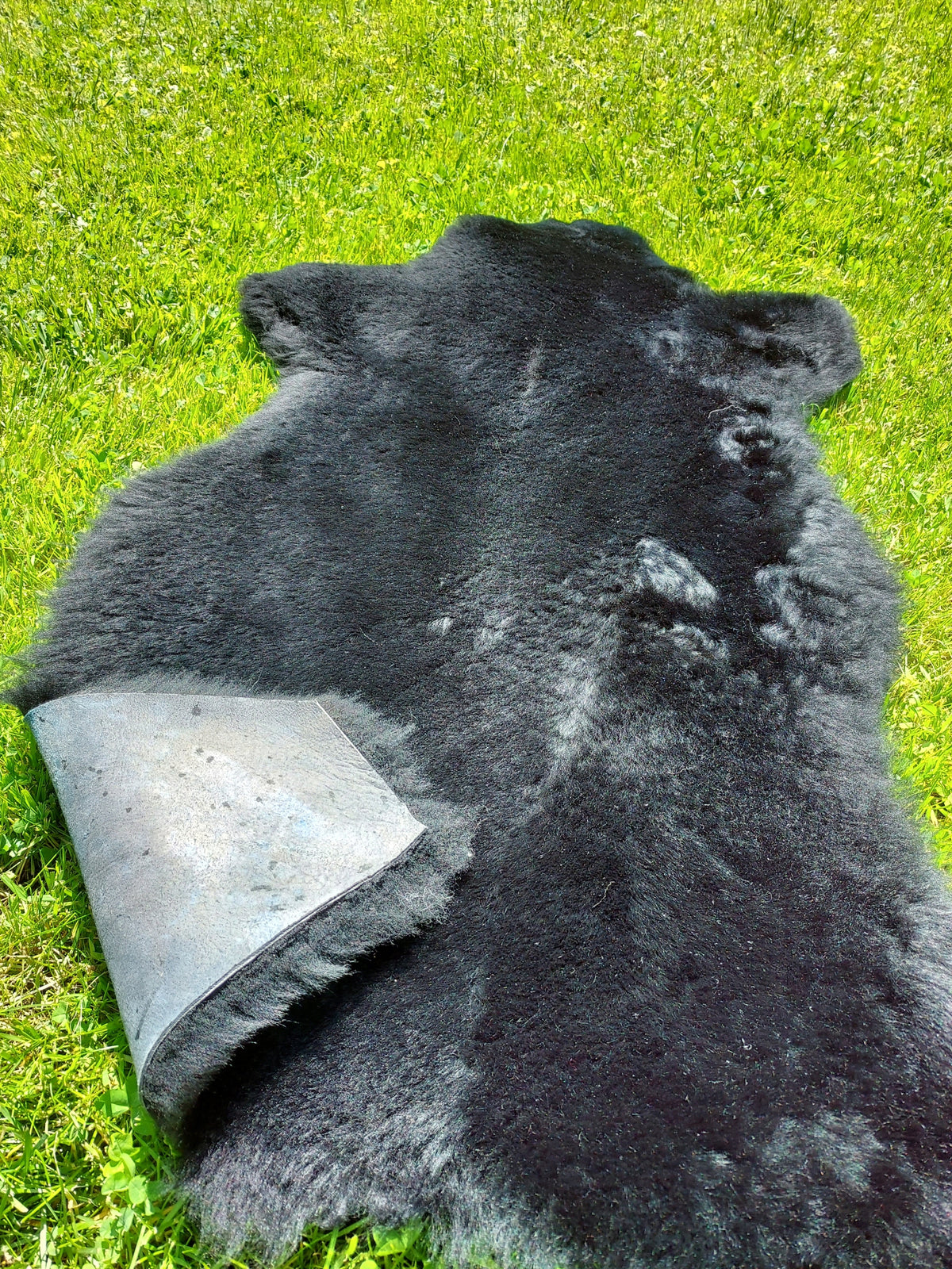 Sheepskin Black Natural For Motorcycle Natural Leather For Saddle Manufacturer code SKM3