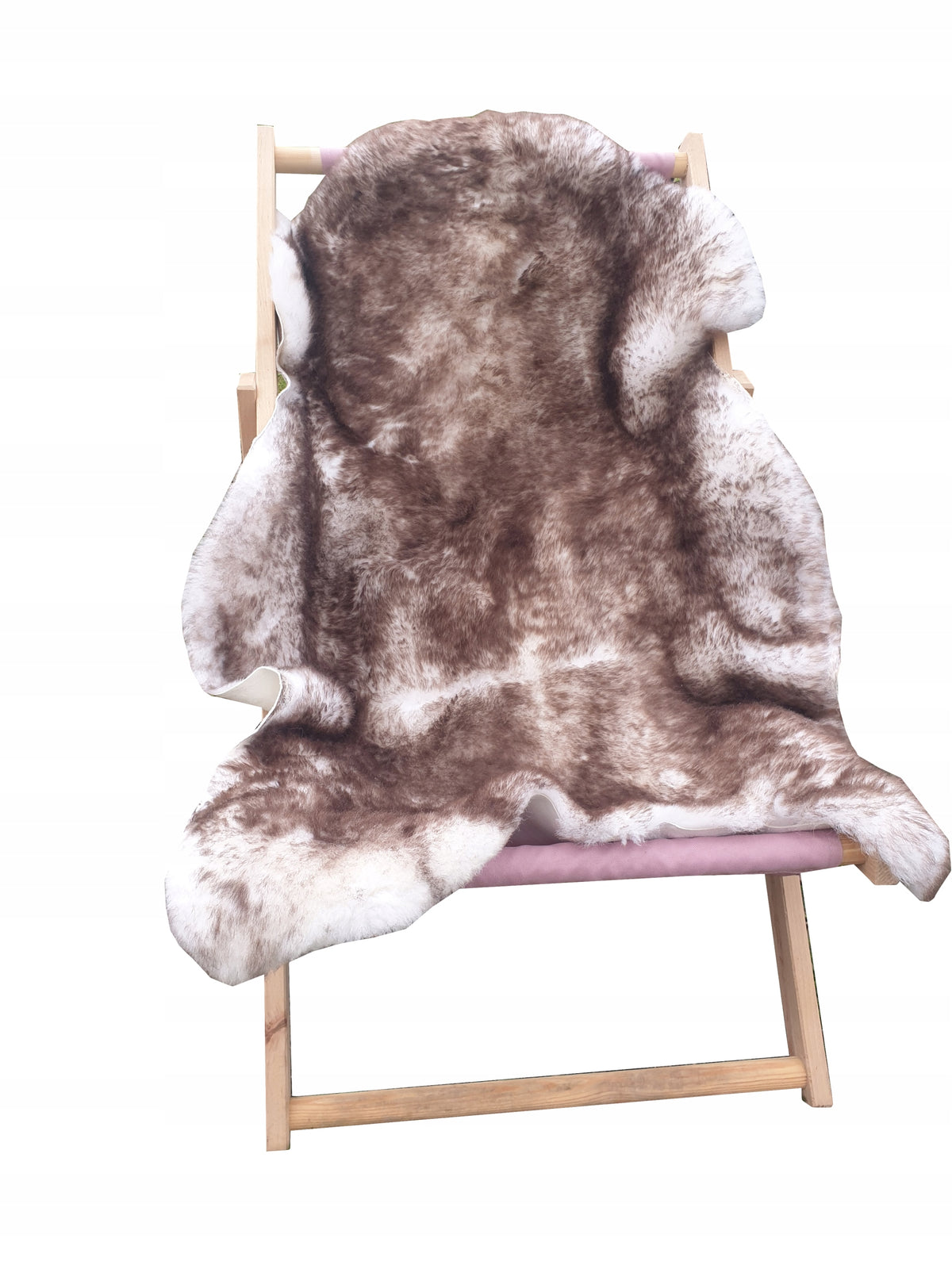 Sheepskin Chestnut Muflon Cut for 3cm Short Hair/Runo 130x70 cm