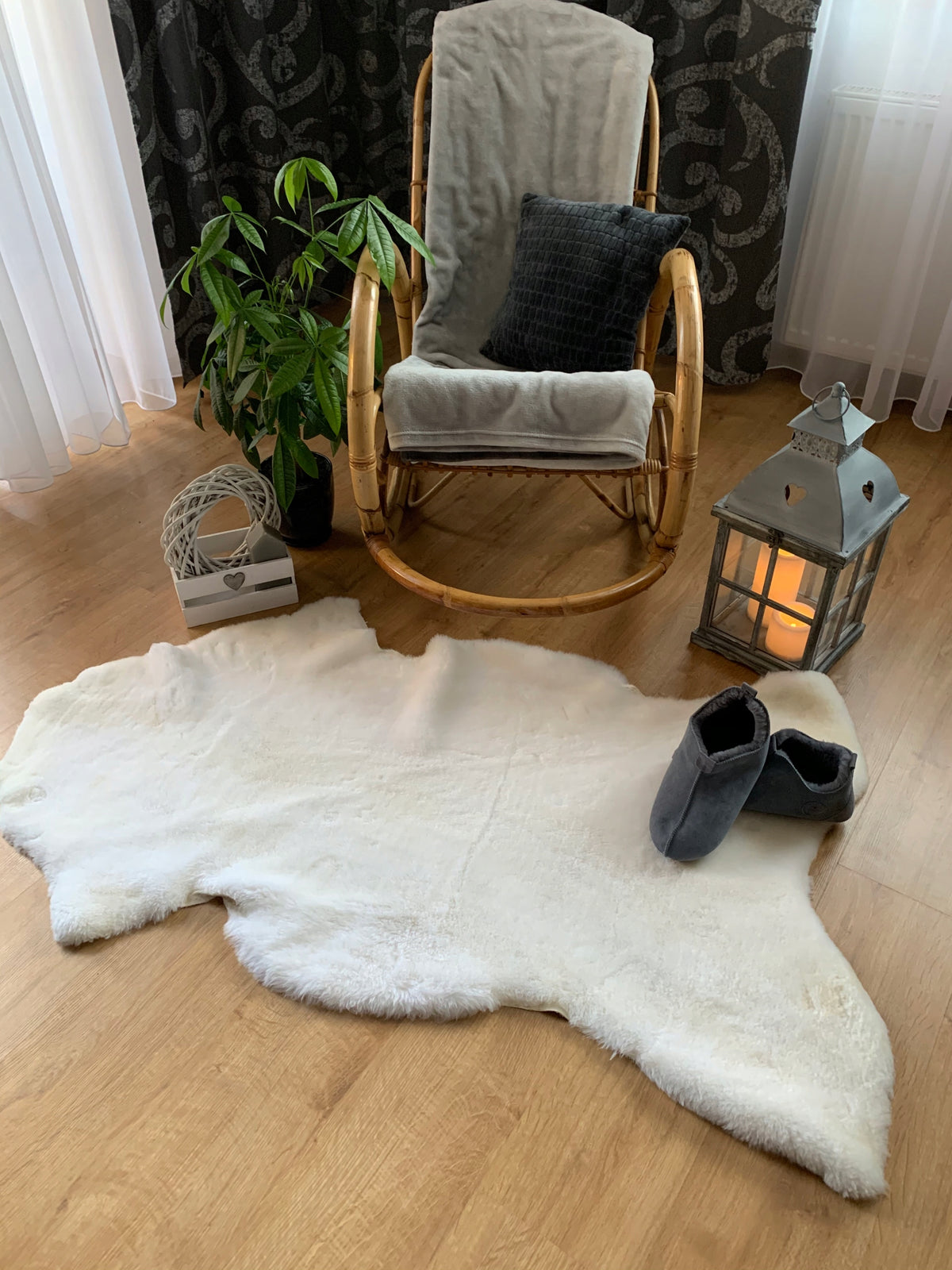 Sheepskin Decorative Sheepskin Large Trimmed
