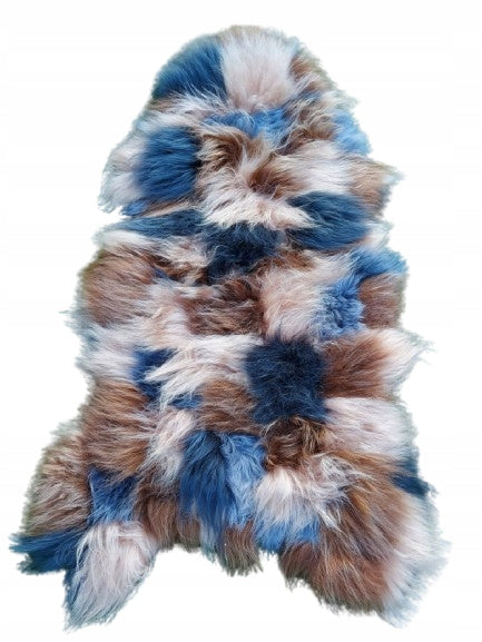Sheepskin GIANT Carpet Stapled Natural Long Hair Wool Carpet