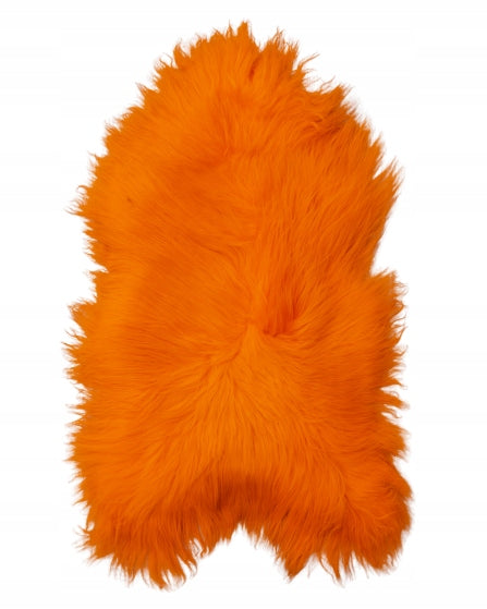 Sheepskin Island Long Hair Orange 110-130