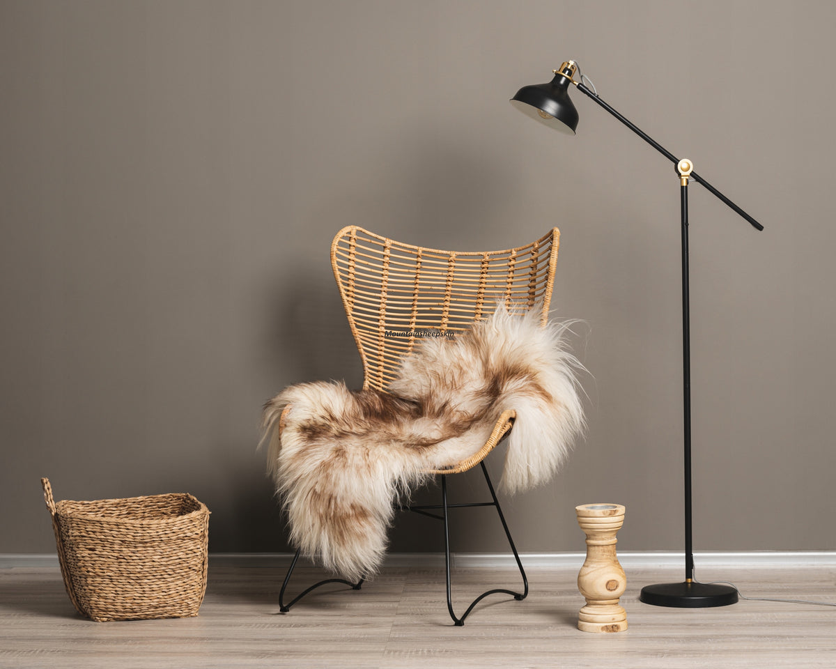 Sheepskin-Sheepskin Island XXL White-Brown Manufacturer code S15c