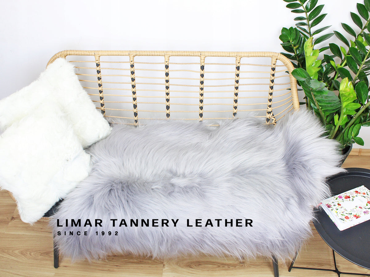Sheepskin Sheepskins ISLAND GRAY dyedXXXL Manufacturer code Island szary XXXL 130-150cm