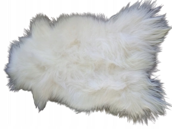 Sheepskin White Long Hair Natural Sheepskin Long Wool