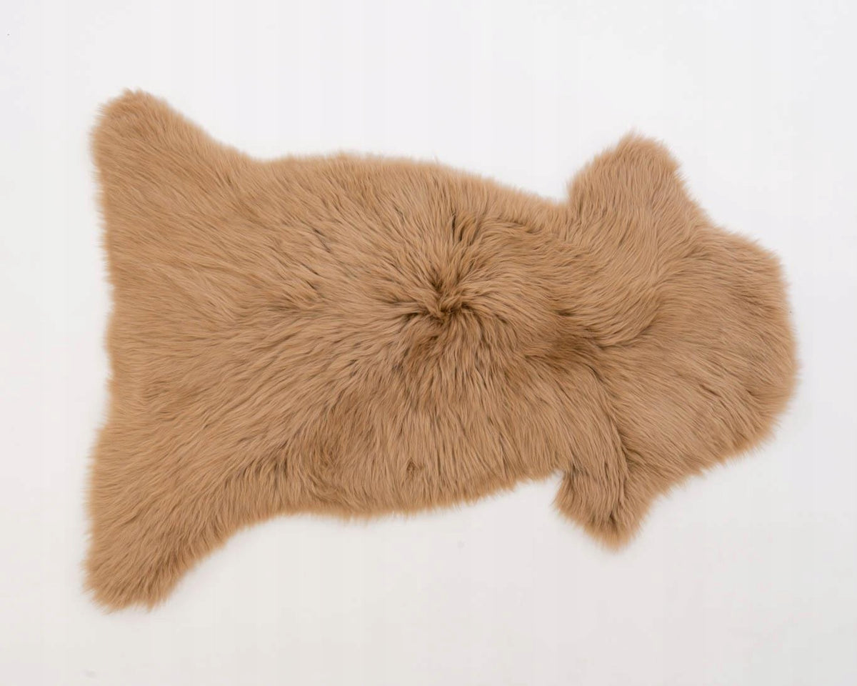 Sheepskin decorative natural "Carmel" - 95 cm