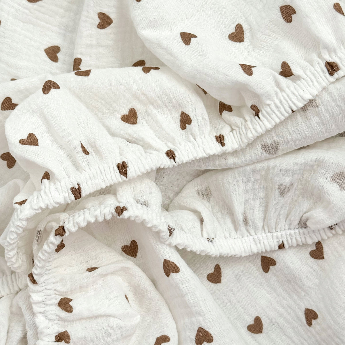 Sheet for Chicco FOREVER NEXT2ME 110x58 Muslin Boho Hearts Packaging status original