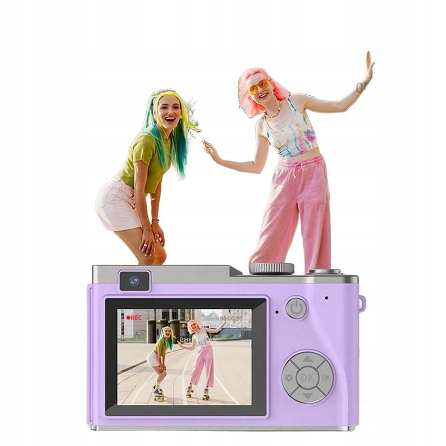 Shein purple compact camera S07