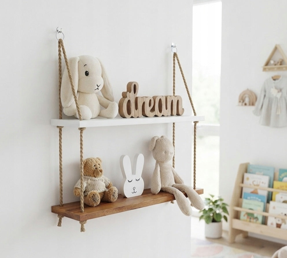 Shelf Hanging children's Scandinavian style 60 cm
