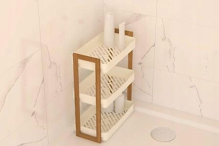 Shelf Naturéo rectangular 3-level white Brand 5five Simply Smart