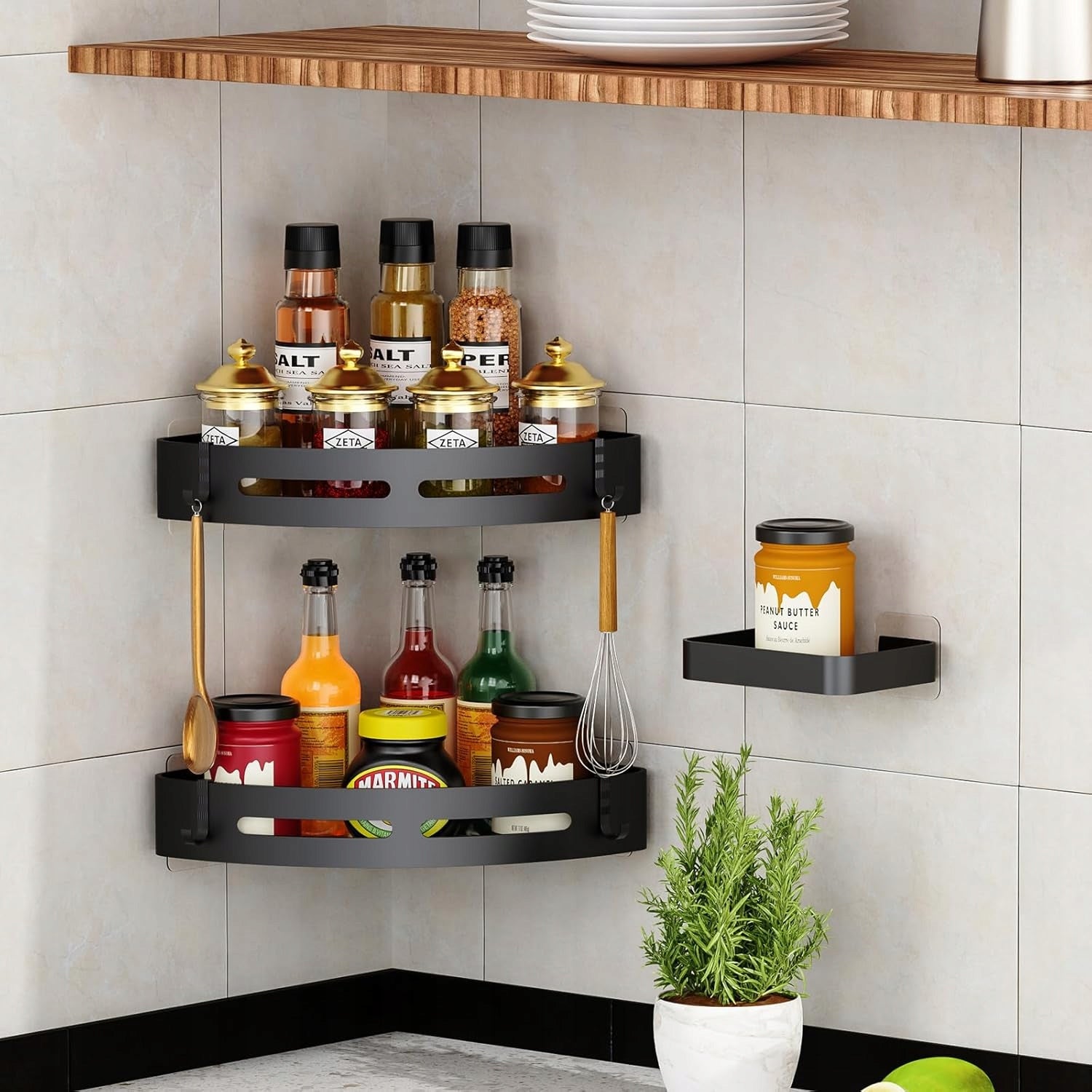 Shelf, No Drilling Shower Set, Uamector X 3 Bathroom Organizer Manufacturer code B0CR3MJ5