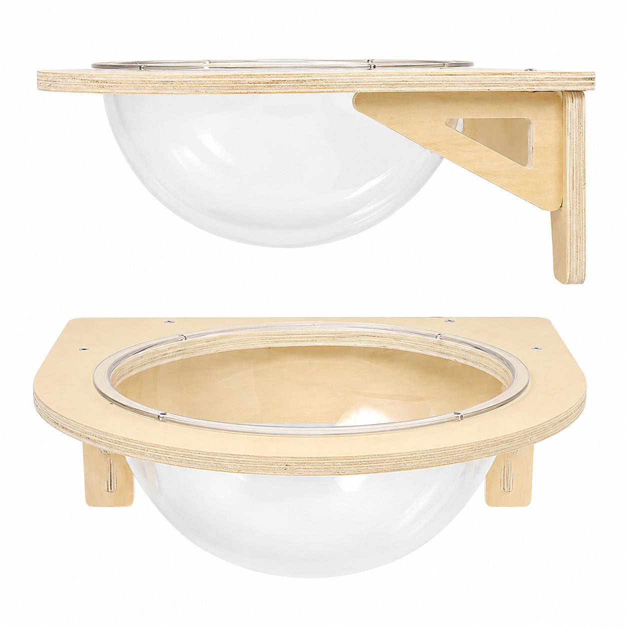 Shelf cat bed for wall Essosway Transparent capsule Color transparent