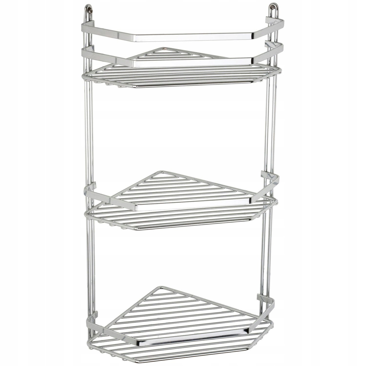 Shelf duschy satin corner 3 levels chrome 576-90