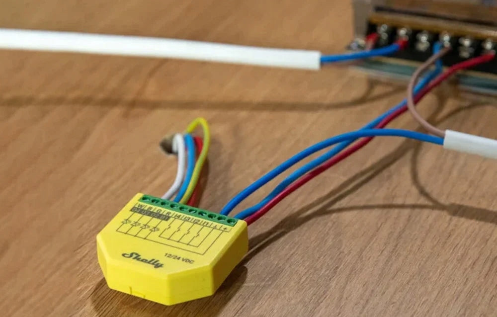 Shelly Plus RGBW PM LED Driver WiFi Bluetooth RGBW 2Pak MQTT Alexa BLE Manufacturer code Shelly Plus RGBW PM x2