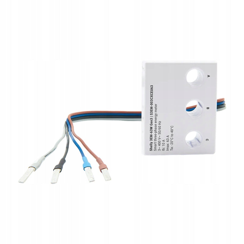 Shelly Power and Energy Meter 1/3 Channel WiFi RF BT MQTT WebSocket HTTP EAN (GTIN) 3800235261958