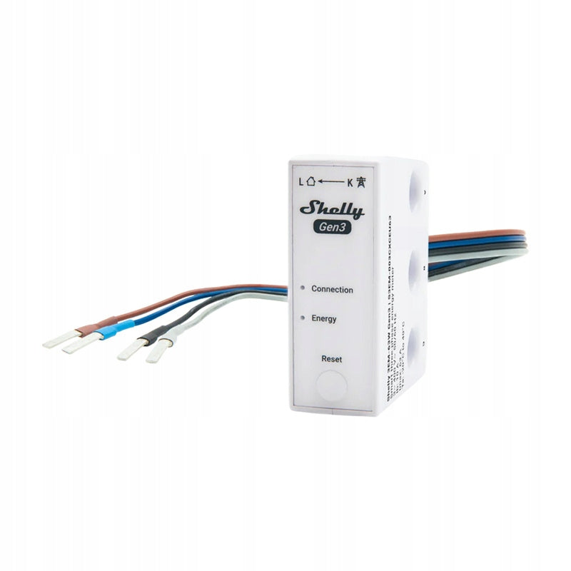 Shelly Power and Energy Meter 1/3 Channel WiFi RF BT MQTT WebSocket HTTP